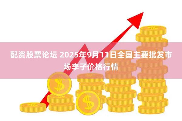 配资股票论坛 2025年9月11日全国主要批发市场李子价格行情